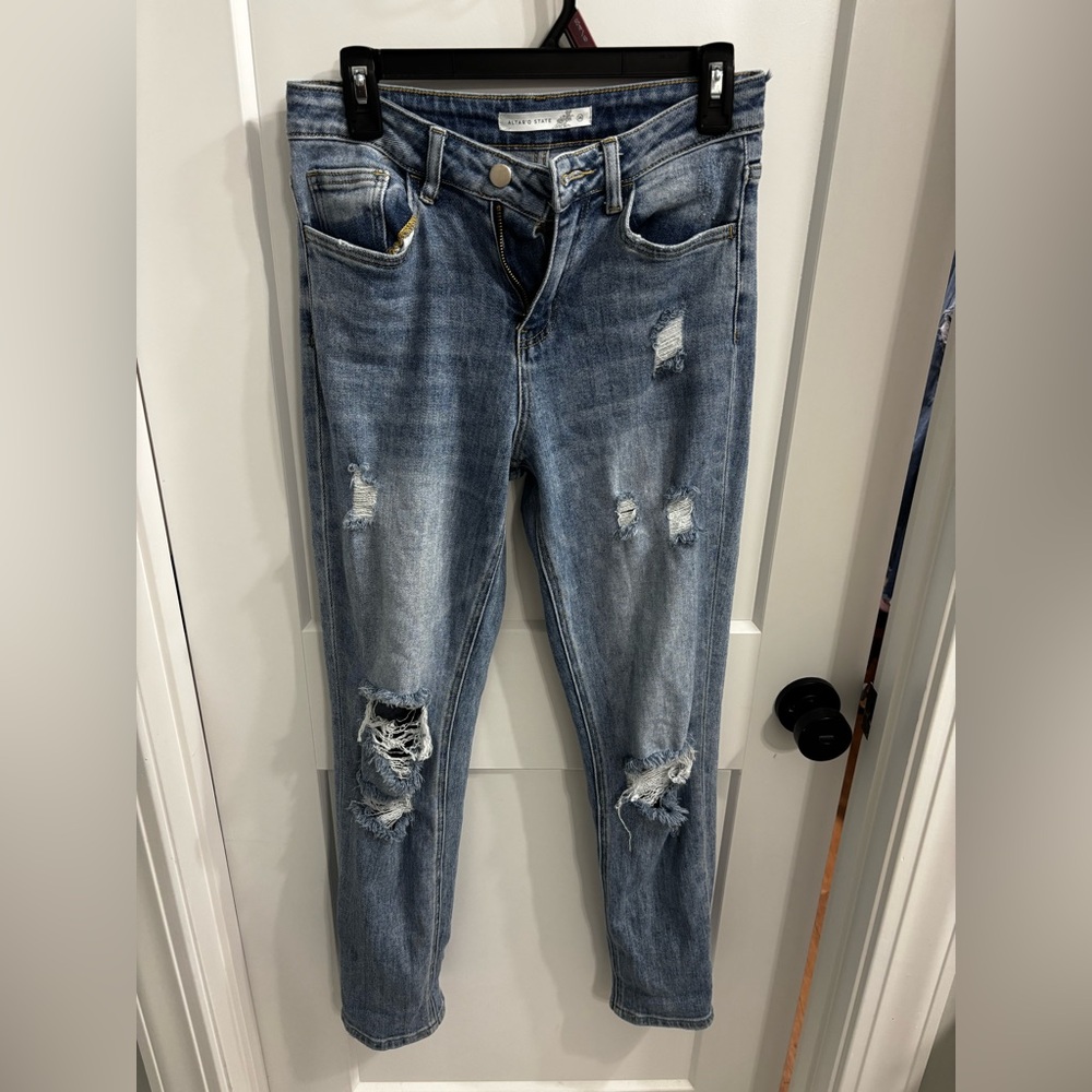 Altar'd State Light Blue Denim Jeans